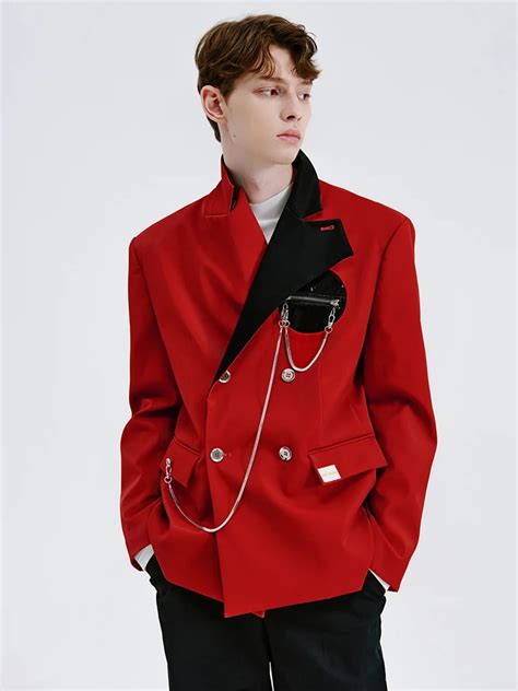 manteau rouge versace|Vestes et Manteaux de Luxe Homme .